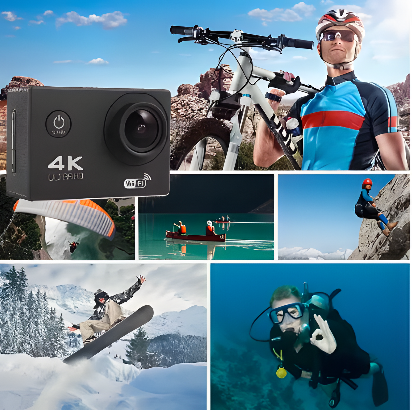 Camara Go Pro Deportiva Ultra HD 4K